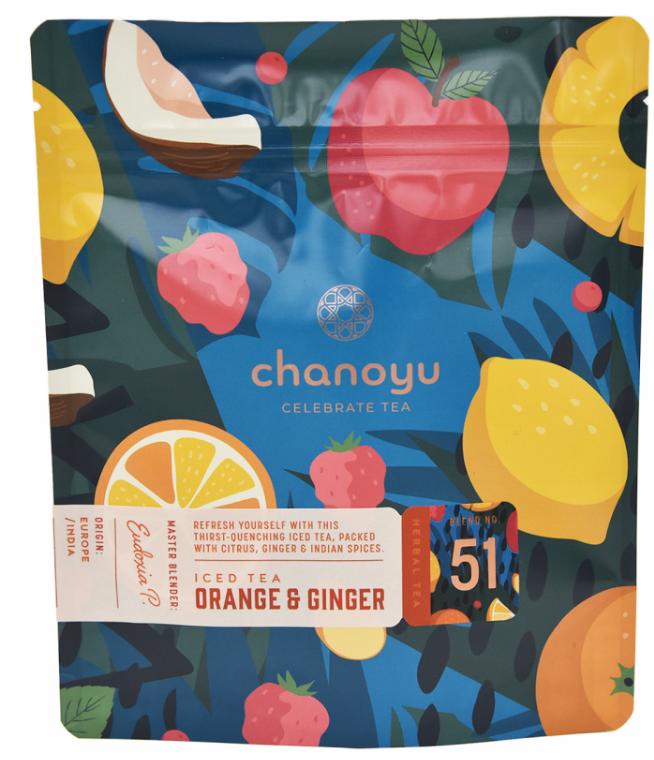 Image of chanoyu Bio Ice Tea Orange Ginger N°51 (100g) bei Teedose.ch