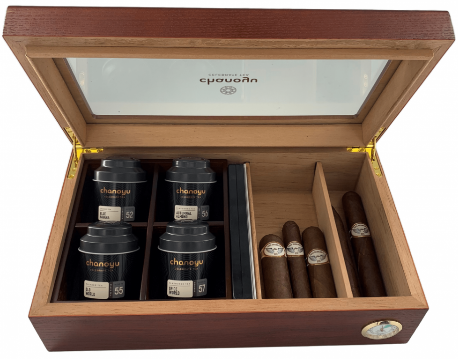Image of chanoyu Bio Tee Set Cigar Box (9-teilig) bei Teedose.ch