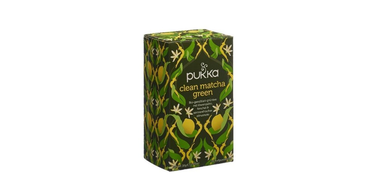 Pukka Clean Matcha Green Tee Bio (20 Beutel)