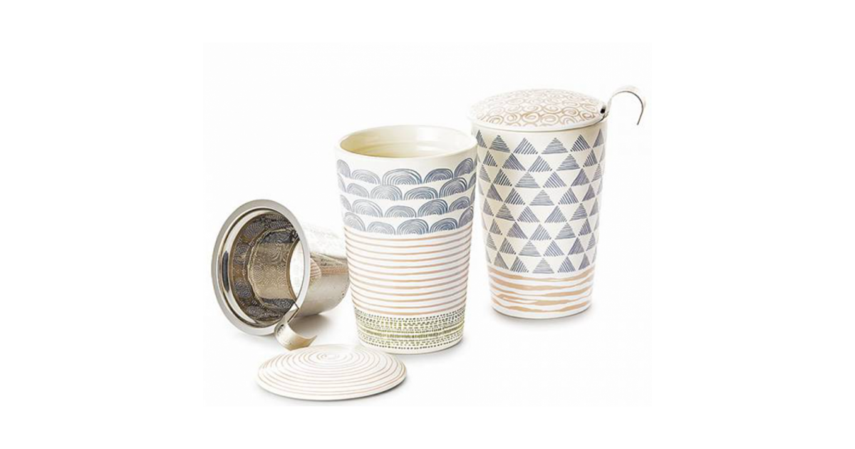 Herboristeria Tea cup Montana with strainer assorted (1pc)