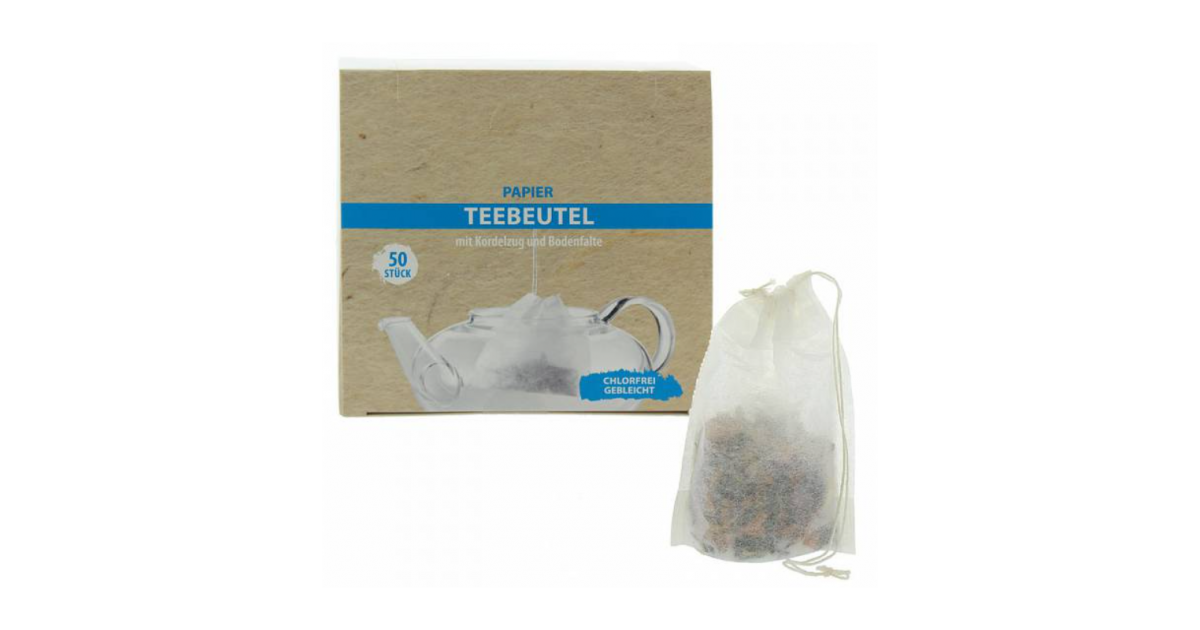 Herboristeria Papier Teebeutel mit Kordelzug (50 Stk)