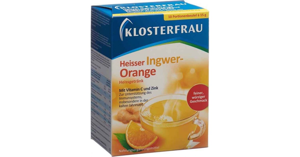 KLOSTERFRAU Gingembre chaud-orange (10x15g)