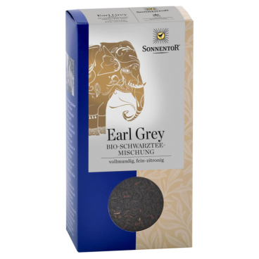 SONNENTOR Earl Grey thé noir bio en vrac (90g)