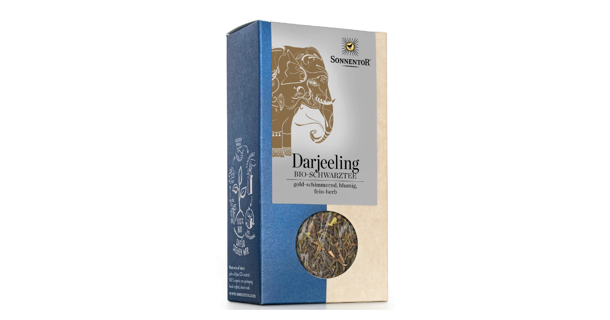 SONNENTOR Darjeeling organic black tea loose (100g)