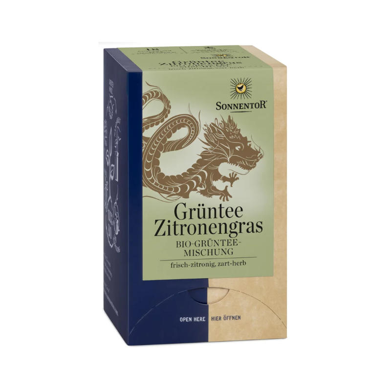 SONNENTOR Grüntee Zitronengras Bio (18 Stk)