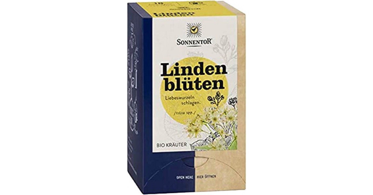 SONNENTOR Lindenblüten Tee Bio (18 Beutel)