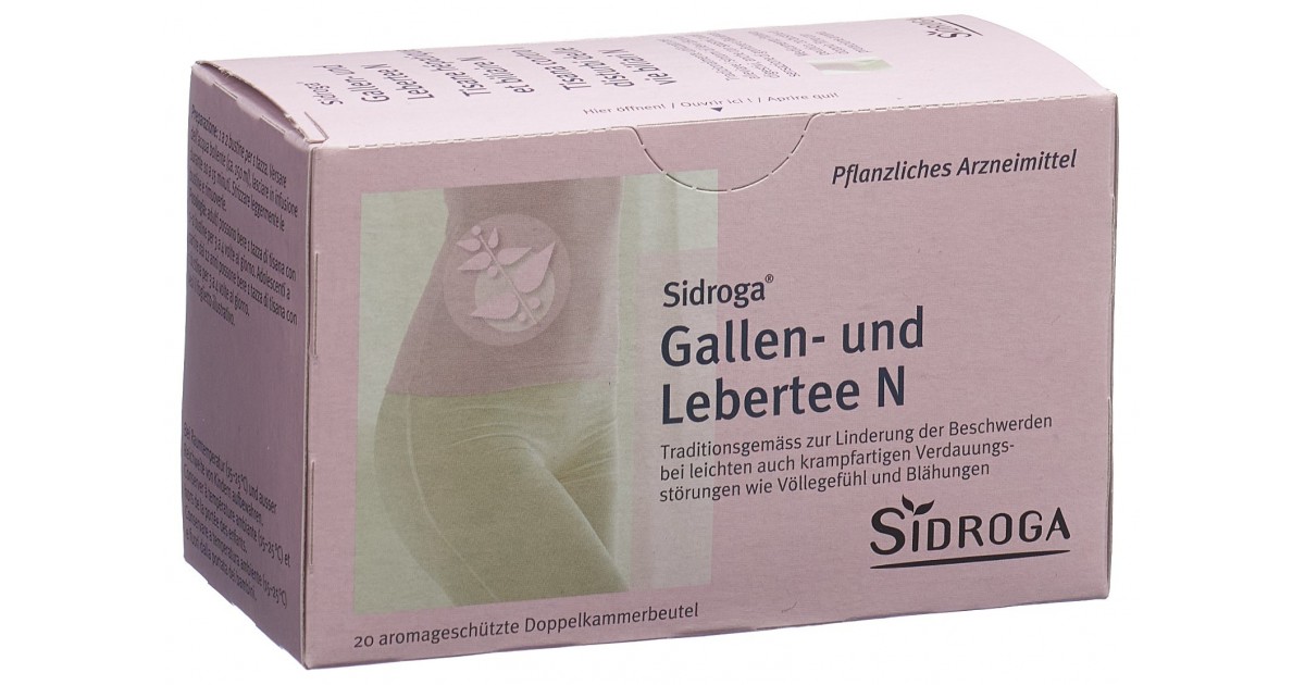 Sidroga Gallen- und Lebertee N (20 Beutel)