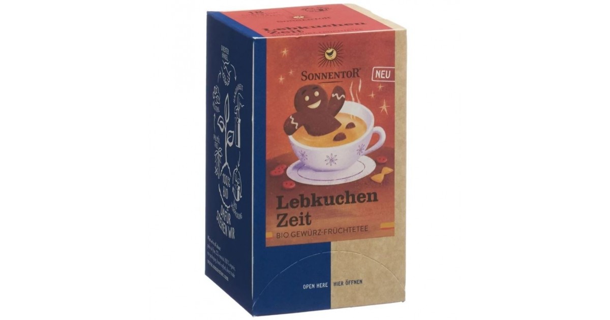 Sonnentor Lebkuchen Zeit Tee BIO (18 Stk)