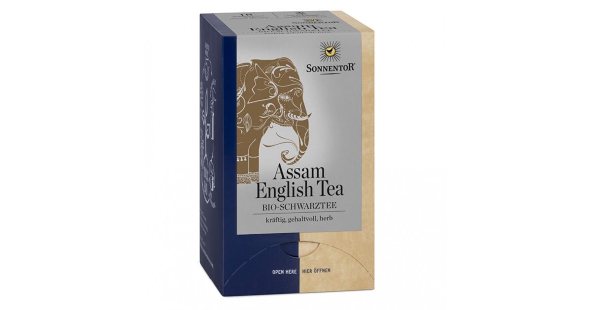 Sonnentor Schwarztee Assam English Tea BIO (18 Stk)