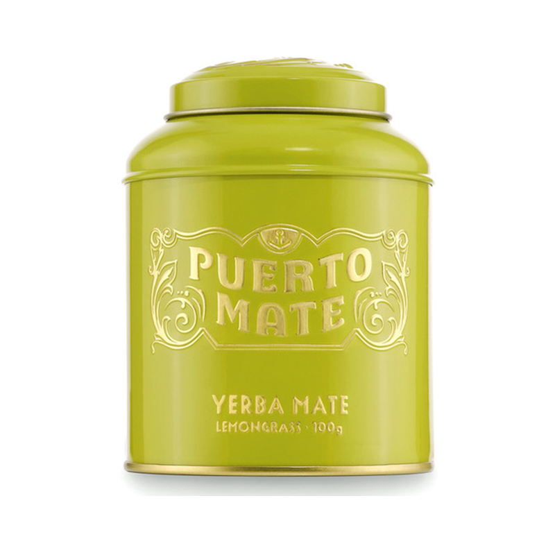 PUERTO MATE tea leaves yerba mate lemongrass tin (100g)