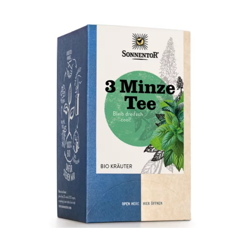  SONNENTOR 3-Mint Tea Organic (18x1.2g)