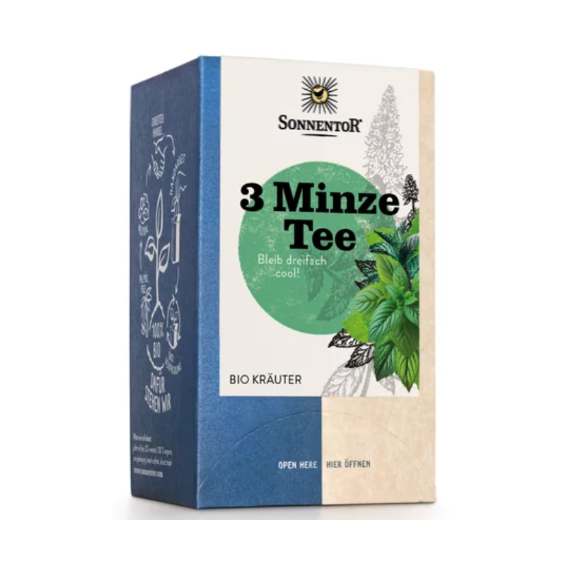 SONNENTOR 3-Minze Tee Bio (18x1.2g)