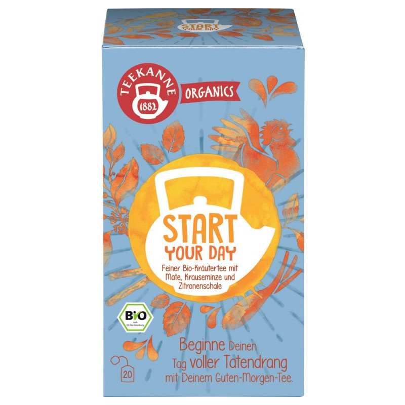 TEEKANNE BIO Start your day Tee (20 Beutel)