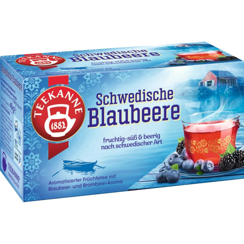 TEEKANNE Schwedische Blaubeere Tee (20 Beutel)