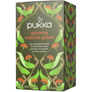 Pukka Ginseng Matcha Green Thé Bio (20 sachets)