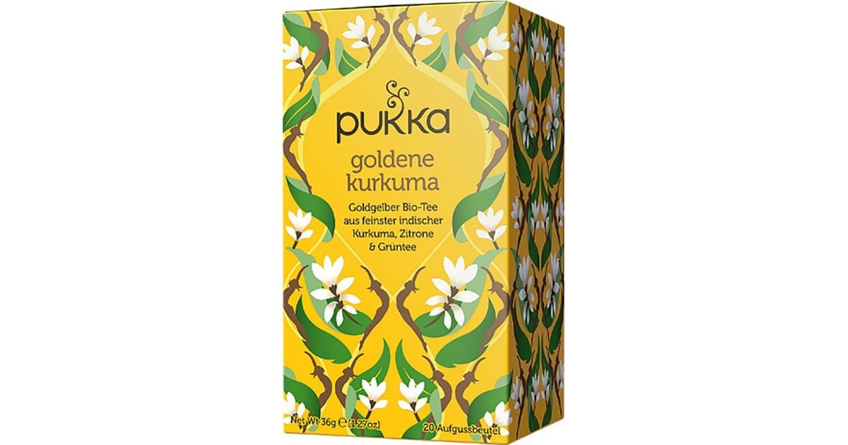Pukka Golden turmeric tea organic (20 bags)