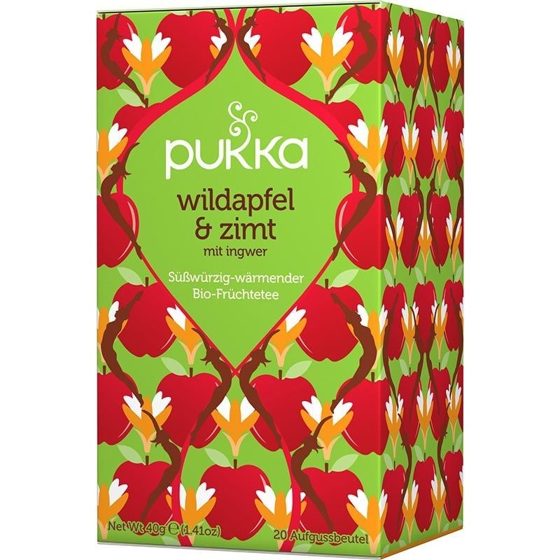 Pukka Wildapfel & Zimt Tee Bio (20 Beutel)