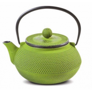 chanoyu cast iron teapot green 800ml (1 pc)