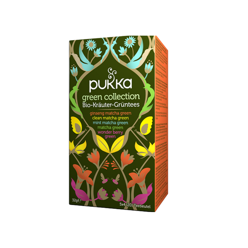 Pukka Tè verde biologico da collezione (20 bustine)