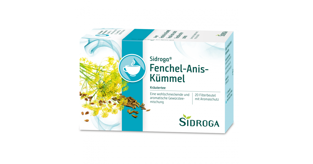 SIDROGA Fenchel Anis Kümmel (20 Beutel)