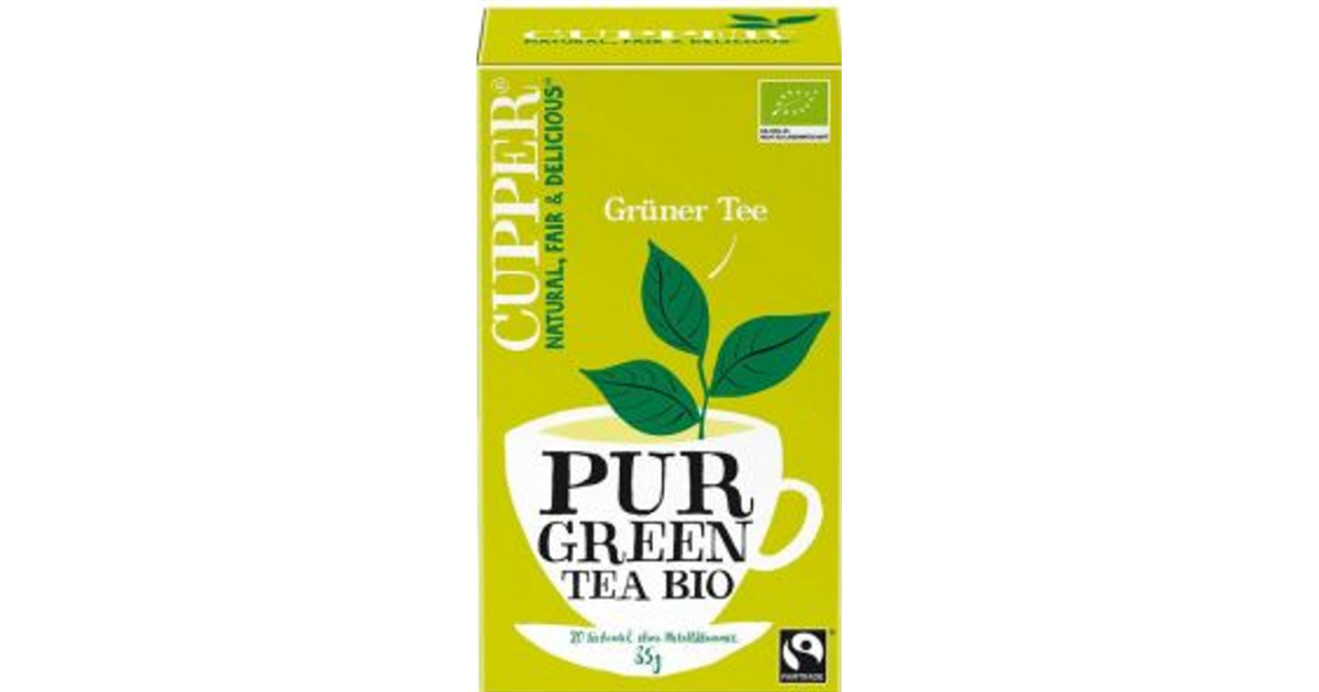 Cupper Green tea Fairtrade organic (20 pcs)