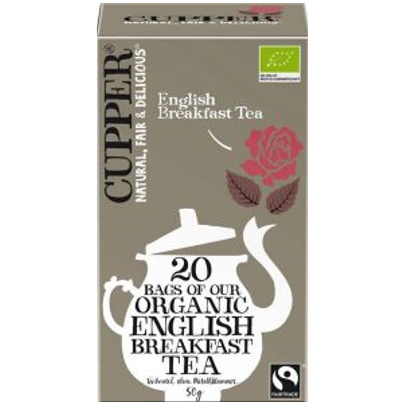 Cupper English Breakfast Tee Fairtrade Bio (20 Stk)