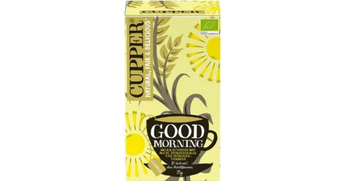 Cupper Good Morning Herbal Tea Organic (20 pcs)