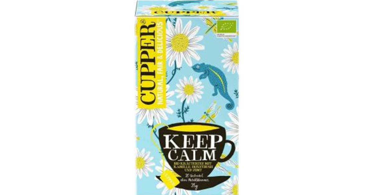 Cupper Keep Calm Kräutertee Bio (20 Stk)