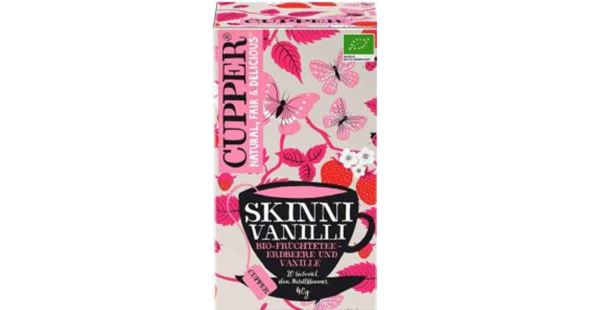 Cupper Skinni Vanilli Infusion de fruits bio (20 pcs)