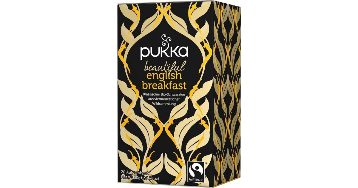 Pukka Beautiful English Breakfast Tee Bio (20 Beutel)