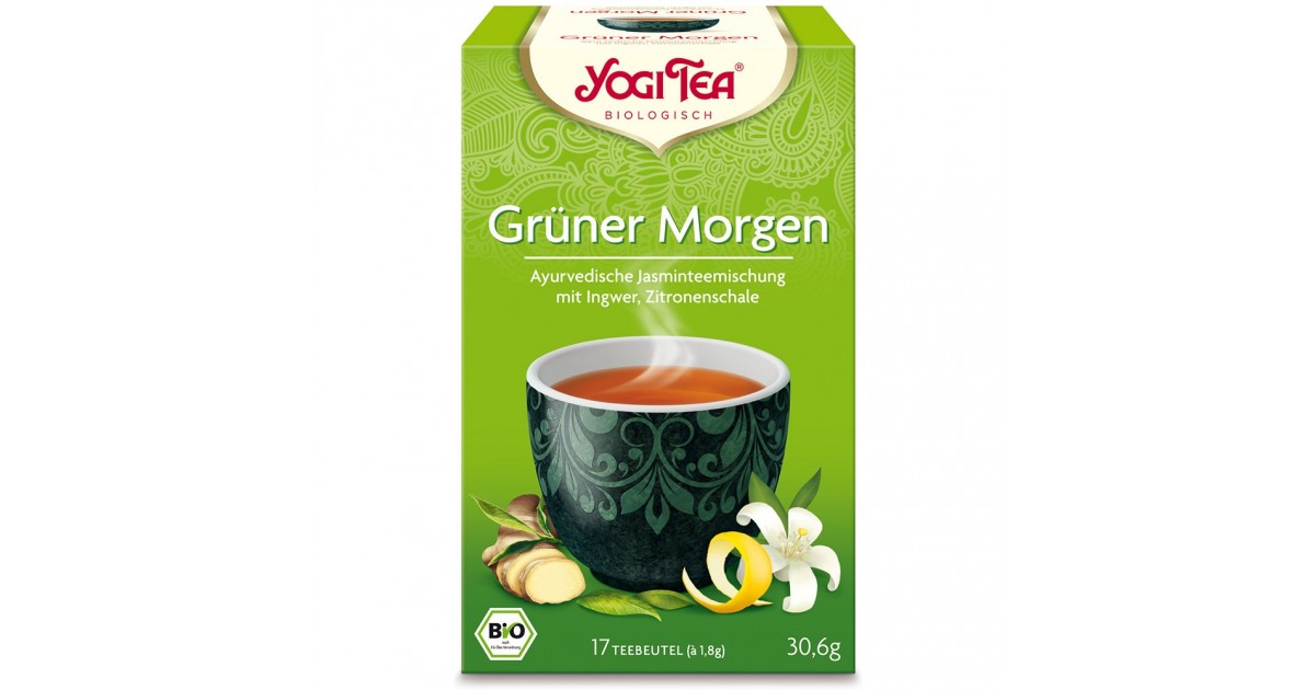 YOGI TEA Grüner Morgen (17 Beutel)