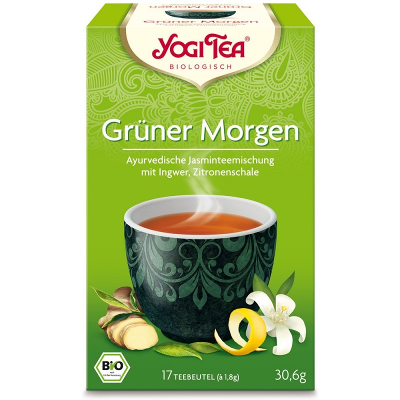 YOGI TEA Grüner Morgen (17 Beutel)