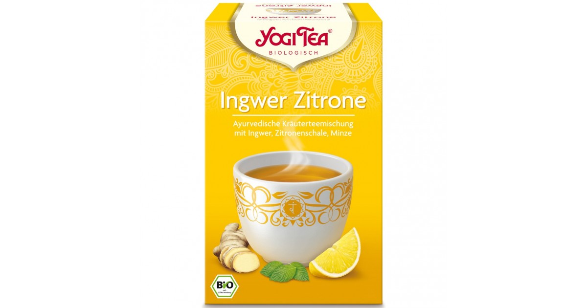 Yogi Tea Zenzero e limone (17 bustine)