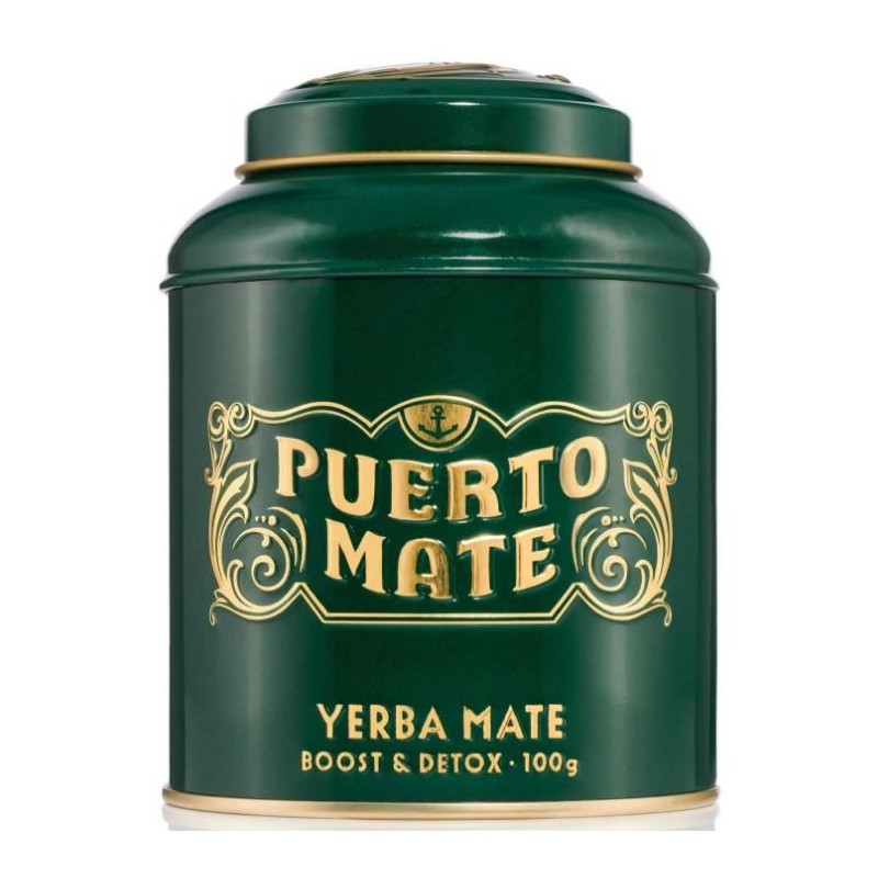 PUERTO MATE Foglie di tè Yerba Mate in lattina (100 g)
