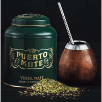 PUERTO MATE Foglie di tè Yerba Mate in lattina (100 g)