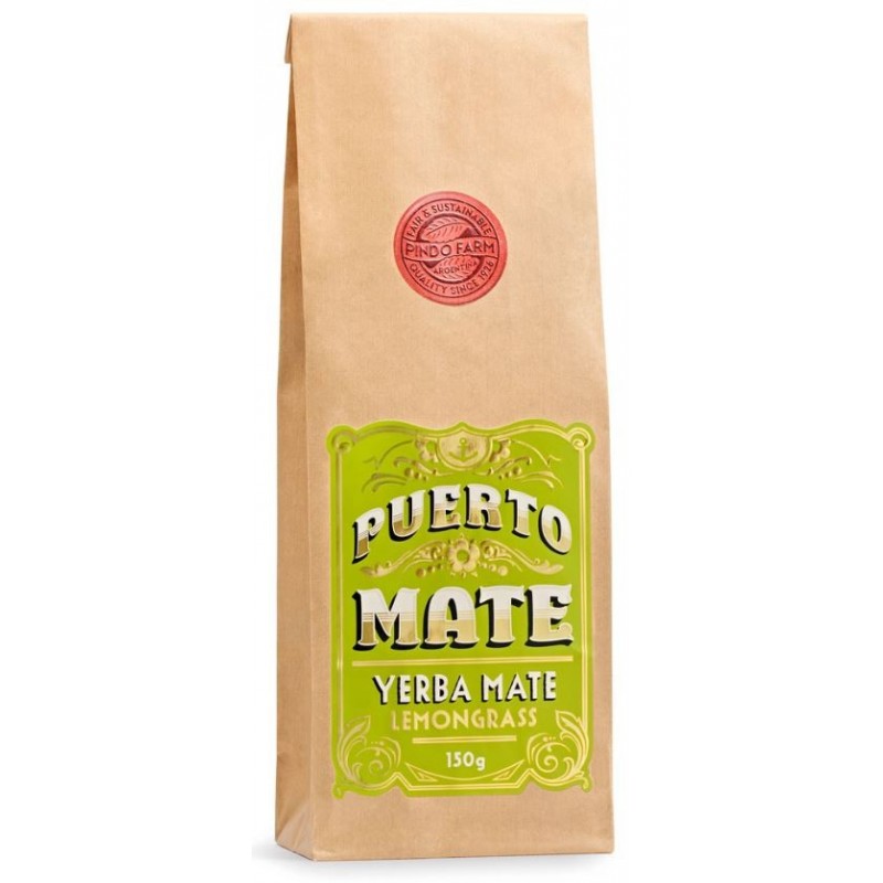 PUERTO MATE Foglie di tè Yerba Mate Lemongrass Sacchetto di