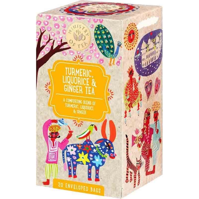 MINISTRY OF TEA Turmeric Liquorice & Ginger Tee (20 Beutel)