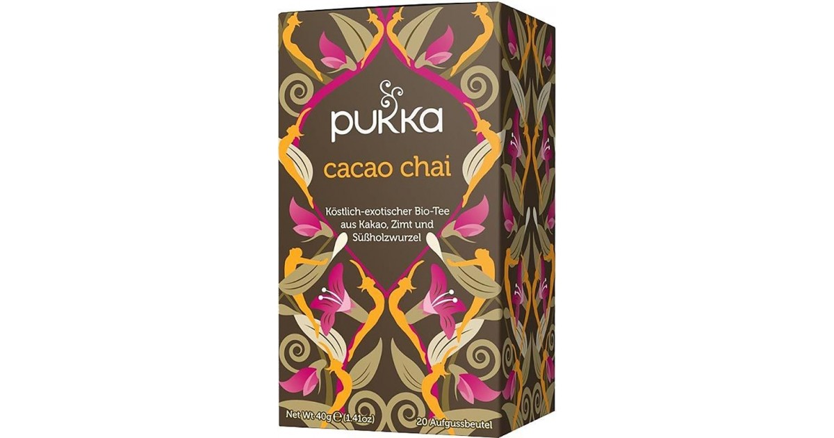 Pukka Cacao Chai Tee Bio (20 Beutel)