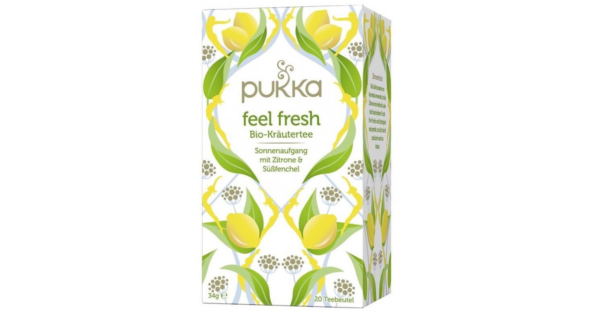 Pukka Feel Fresh thé bio (20 sachets)