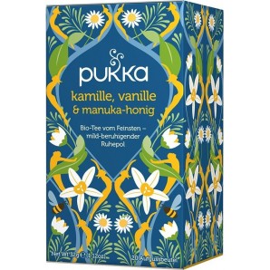 Pukka Infusion de camomille, vanille & miel de manuka bio (20 sachets)