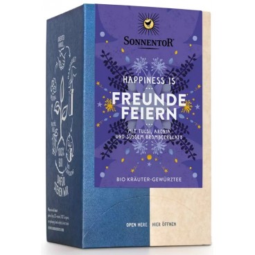 SONNENTOR Happiness Is Friends Celebrate Organic Herbal Tea (18x1.5g)