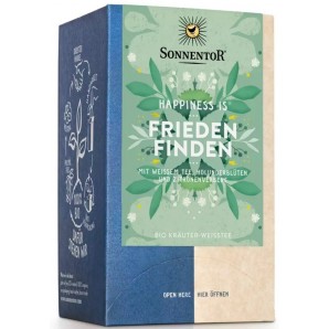 SONNENTOR Happiness Is Peace Find Organic Herbal White Tea (18x1.5g)