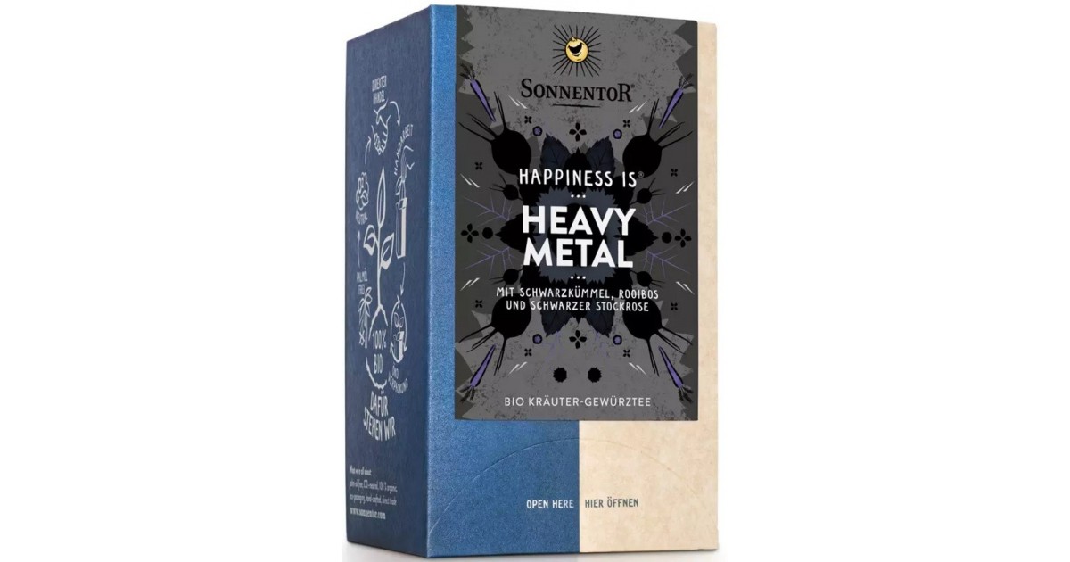 SONNENTOR Happiness Is Heavy Metal Tisane bio (18x1.5g)