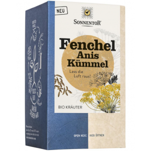SONNENTOR Fennel Anise Caraway Organic Herbal Tea (18x1.7g)