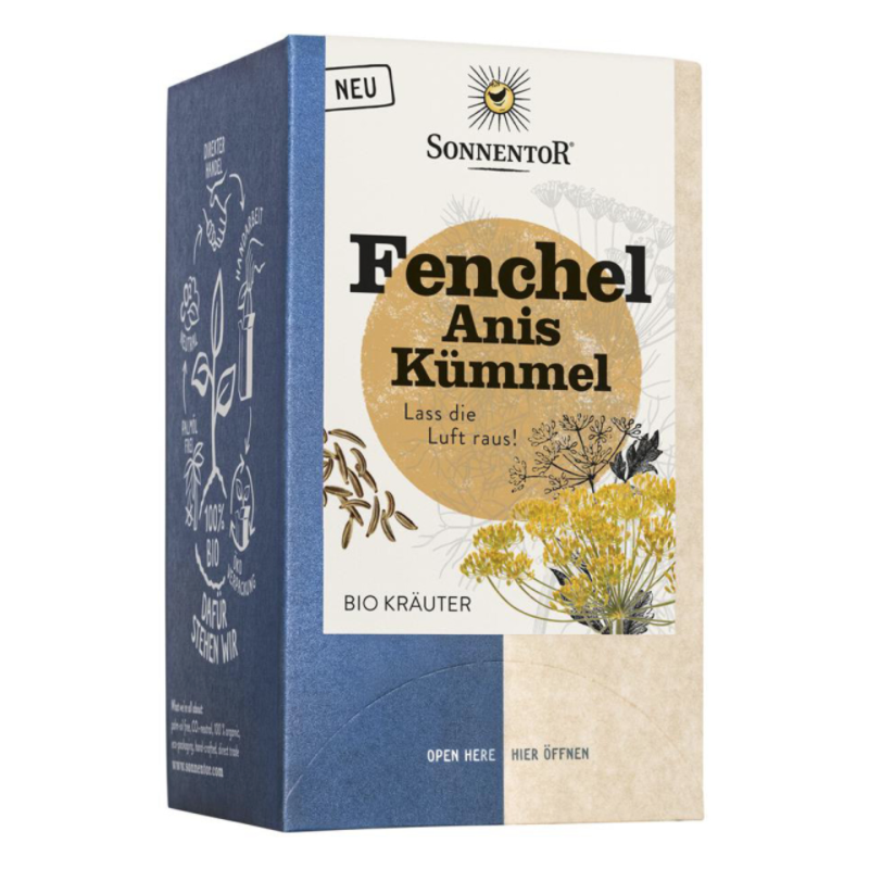Sonnentor Fenchel Anis Kümmel Bio Kräutertee (18x1.7g)