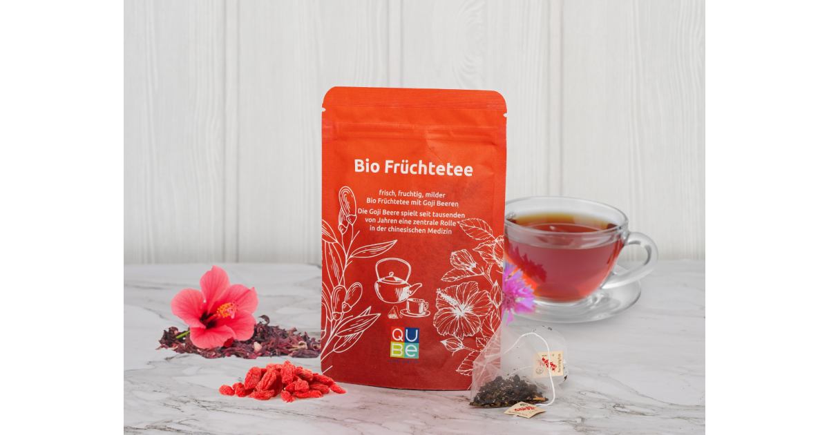 Swiss-QUBE Tè alla frutta biologico (10 bustine)