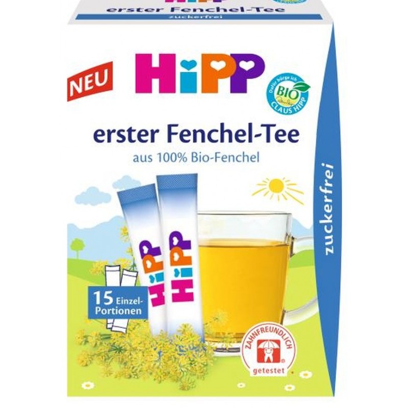 Hipp Erster Fenchel-Tee Sticks (15 Stk)