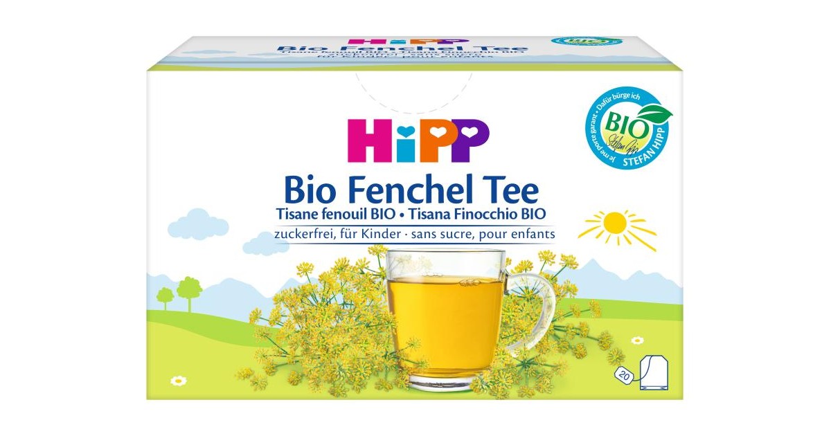 Hipp Tè al finocchio biologico (20 pezzi)