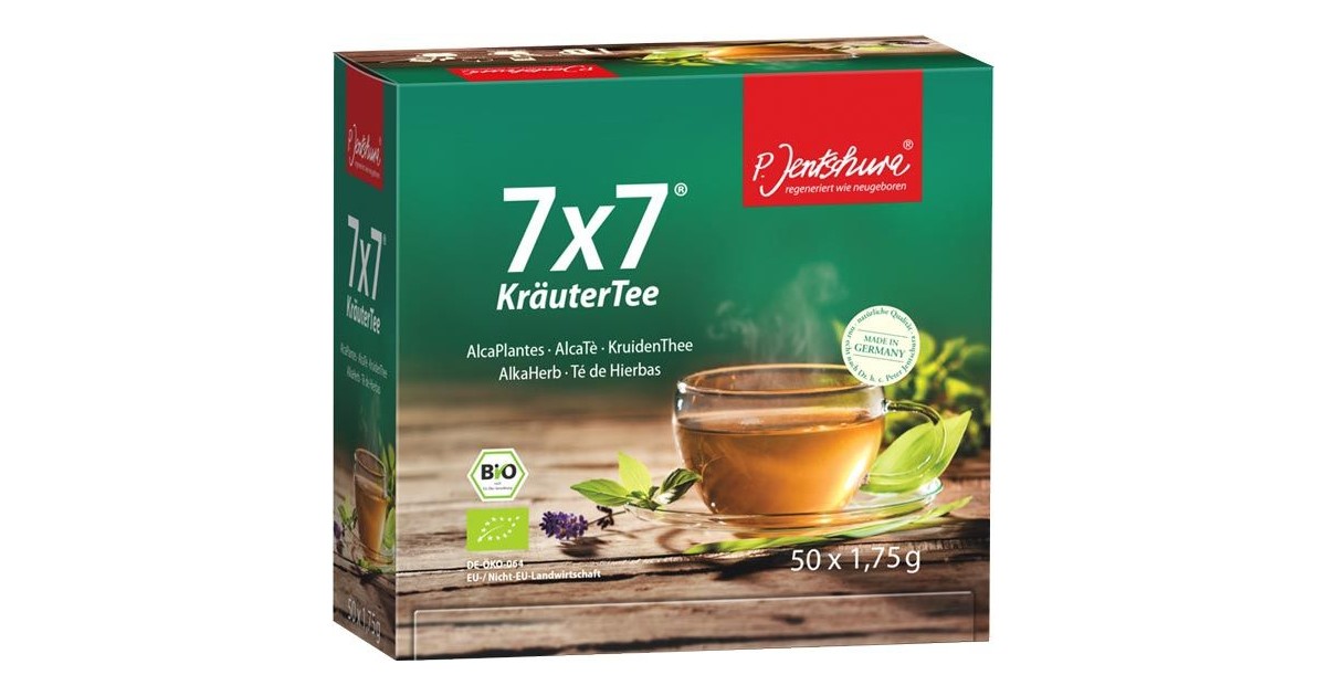 Jentschura 7x7 Kräuter Tee Beutel (50 Stk)