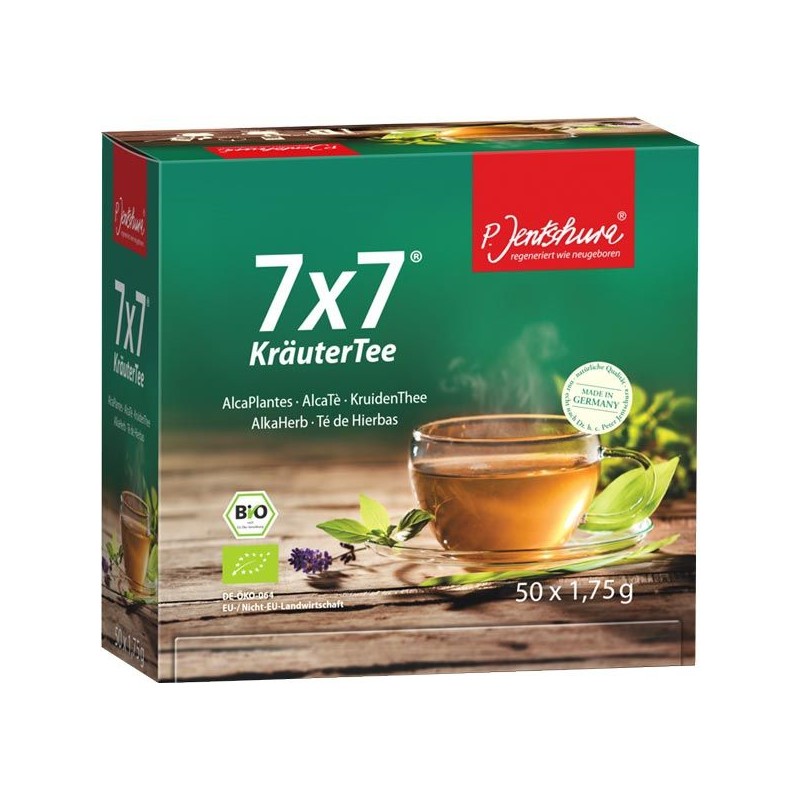 Jentschura 7x7 sachets de thé aux herbes (50 pcs)